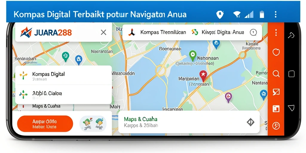 Antarmuka JUARA288 dengan fitur Kompas Digital yang jelas dan sederhana.