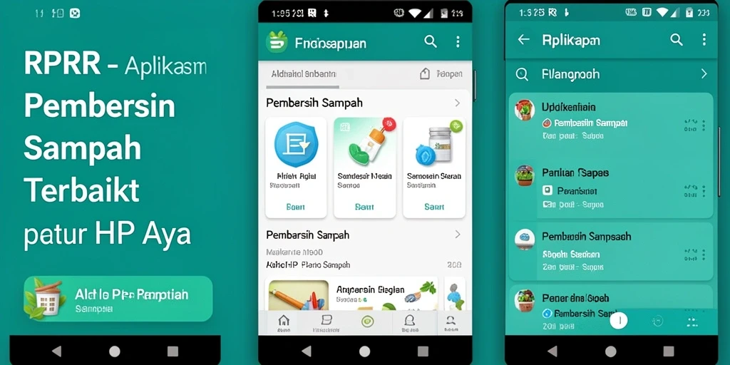 Tampilan antarmuka aplikasi RPRR yang bersih dan sederhana.