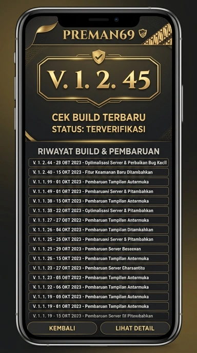 Tampilan riwayat versi preman69